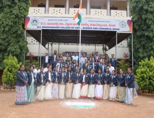 80th Independence Day Celebrated with Patriotic Fervour at B. V. Bhoomaraddi College