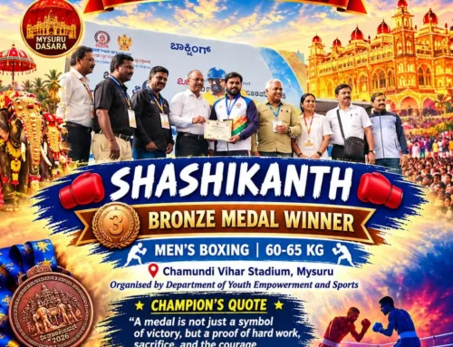 Student Achievement: Cadet Shashikant Wins Bronze Medal in Boxing